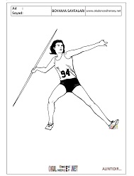 atletizm boyama sayfaları